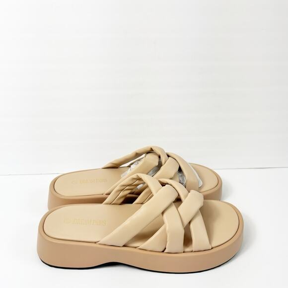 DREAM PAIRS WOMEN SUMMER COMFORTABLE CUSHION SLIP-ON SLIDES SIZE 11 NEW - Picture 4 of 5